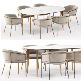 Vilhena II Chair Arden Dining Table